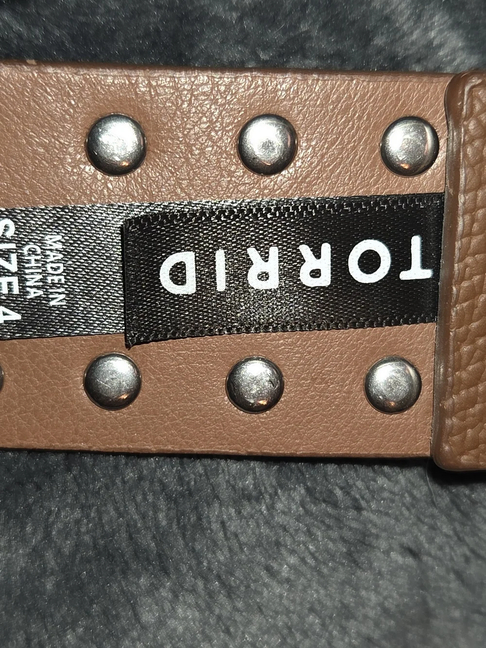 Rhinestone Western Brown Belt with Silver Accents